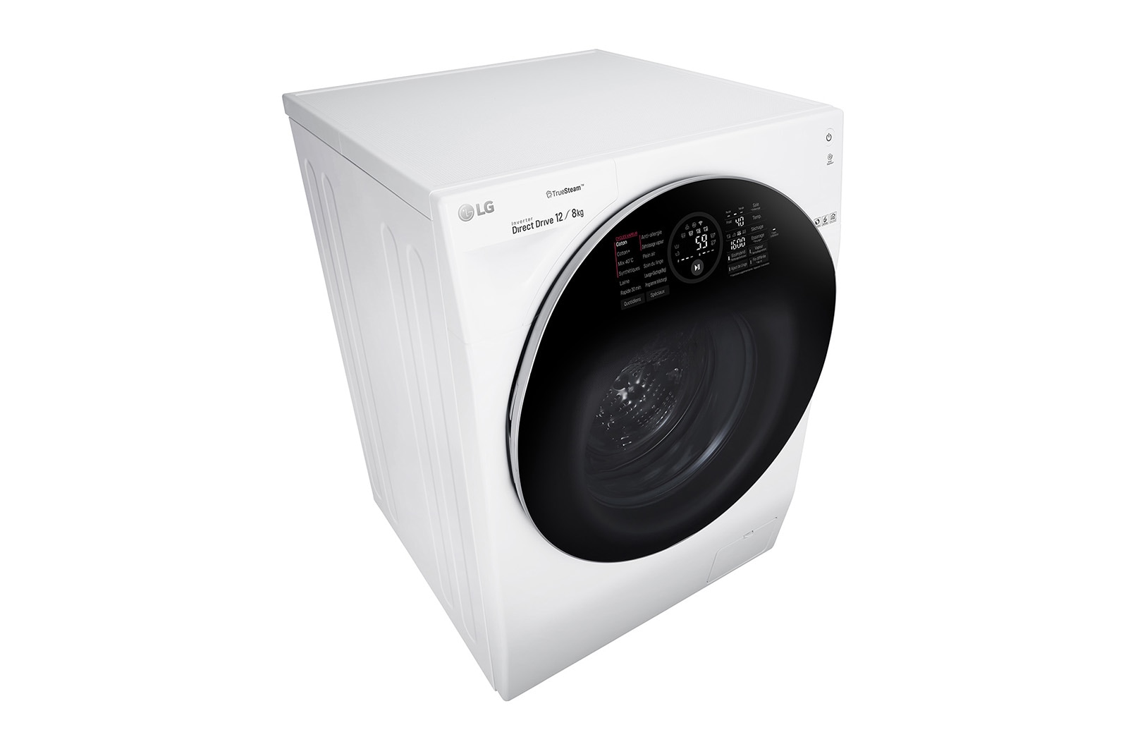 LG Lavante-séchante 12/8 KG | TrueSteam™ | EcoHybrid | Wi-Fi | 6 Motion Direct Drive™ | Smart Diagnosis™ | Moteur Direct Drive™ garanti 10 ans, LG F286G1GWRH